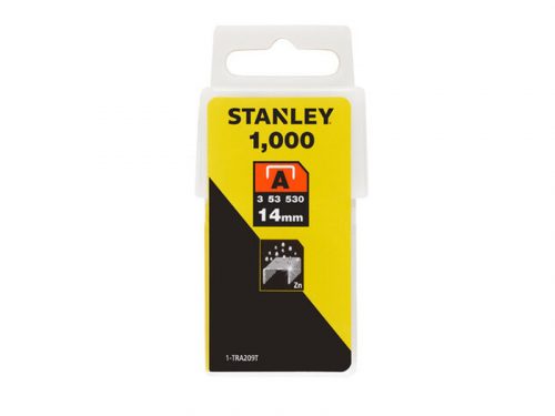 Stanley tűzőkapocs "A" 14mm (3/53/530) 1000 db (1-TRA209T)