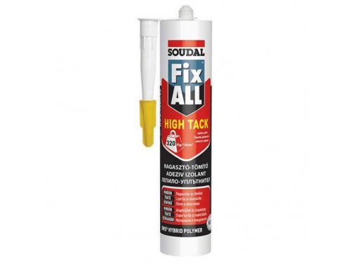 Soudal Fix All High Tack fehér ragasztó-tömítőanyag 290ml (119381)