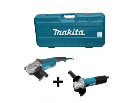 Makita DK0053G Sarokcsiszoló szett kofferben (GA9020+9558HNR) (DK0053G)