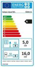 Totya ÉDEN 21 Vízteres Kandalló 21kW felső füstcső kivezetés