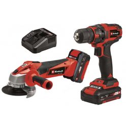   Einhell TC-TK 18 Li Kit Akkus Gépszett Fúró-csavarozó +  Sarokcsiszoló (4257238)