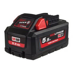   Milwaukee M18 HB5.5 High Output akkumulátor, 18 V, 5.5 Ah (4932464712)