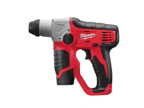 Milwaukee M12 H-202C Akkus fúrókalapács kofferben (2x2,0Ah/12V) (4933431340)