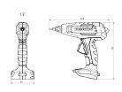 Metabo HK 18 LTX 20 Akkus ragasztópisztoly 18V papír dobozban (akku és töltő nélkül) (600797850)