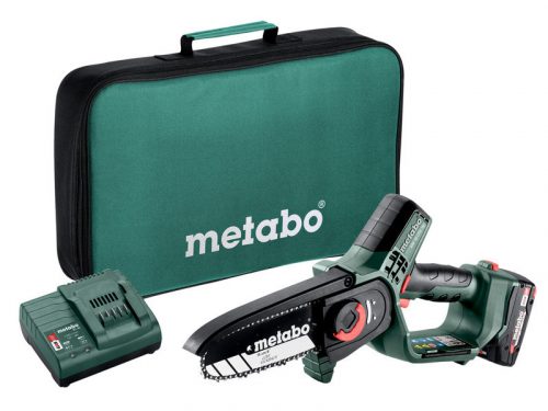 Metabo MS 18 LTX 15 Akkus láncfűrész 150mm 18V (1x2,0Ah,SC töltő,vászontáska) (600856850)