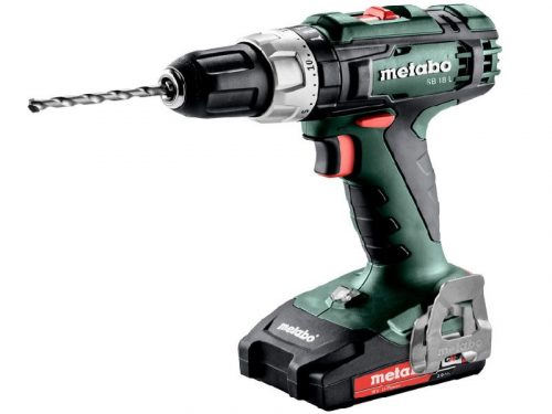 Metabo SB 18 L Akkus Ütvefúró-csavarbehajtó 18V 2x2Ah Li-Power 50Nm (602317500)