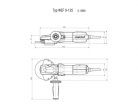 Metabo WEF 9-125 Quick Laposfejű sarokcsiszoló 910W 125mm (613060000)