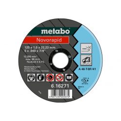   Metabo Novorapid Vágókorong 125x1,0x22,23mm Inox (616271000)