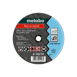 Metabo Novorapid vágkorong 230x1,9x22,23mm Inox (616274000)