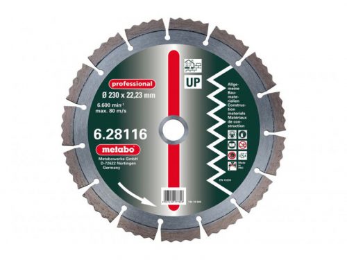 Metabo Gyémánt vágótárcsa Professional UP 230x2,5x22,23mm (628116000)