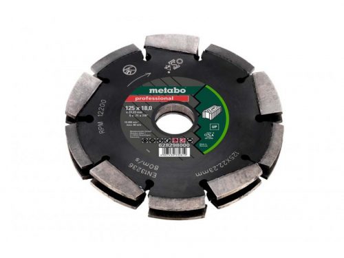 Metabo Gyémánt marótárcsa 125X18X22,23 mm, Professional, UP (628298000)