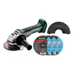   Metabo W 18 L BL 9-125 SET Akkus sarokcsiszoló 18V 125mm (Akku és töltő nélkül) (691224000)