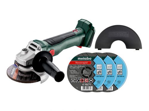 Metabo W 18 L BL 9-125 SET Akkus sarokcsiszoló 18V 125mm (Akku és töltő nélkül) (691224000)