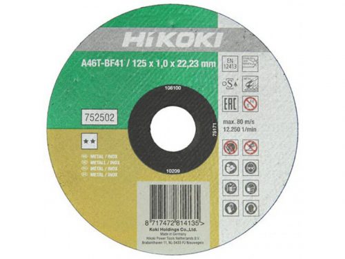 HiKOKI Vágótárcsa inox 125x1,0 (752502)