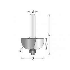 HiKOKI Marófej 6*22,2X14,3 profil (754017)