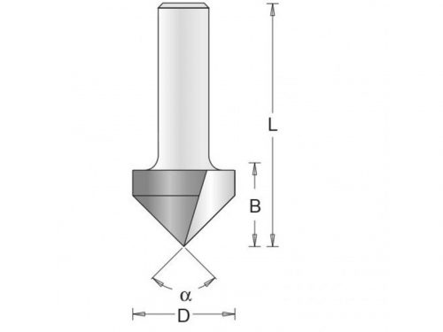 HiKOKI Marófej 6*12,7X12,7 V-profil (754019)