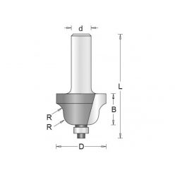 HiKOKI Marófej 6*25,4X15,9 profil (754024)