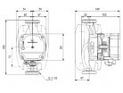 Grundfos ALPHA1 L 25-60 180 fűtési keringető szivattyú (99160584)