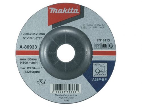 Makita A-80933 csiszolótárcsa fémhez 125mm (A-80933)