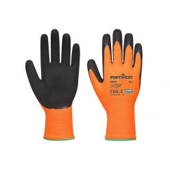   Portwest A340 Hi-Vis Grip mártott latex védőkesztyű narancs/fekete XL