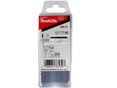 Makita 100db HCS BR-13 szúrófűrészlap FA, befejező, TPI:9, L:105mm (B-07777)