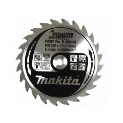 Makita körfűrészlap akkus 136x10mm Z24 (B-09139)