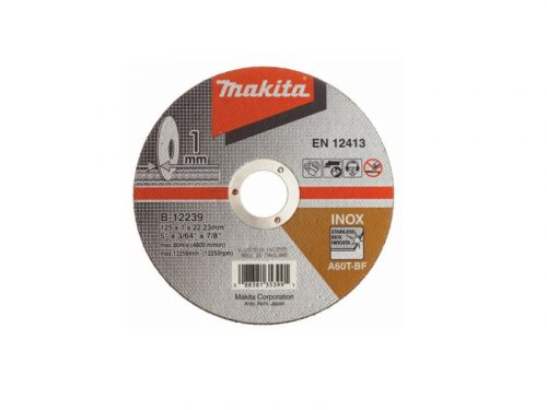 Makita vágókorong rozsdamentes és normál acélhoz 125*1 mm (B-12239)