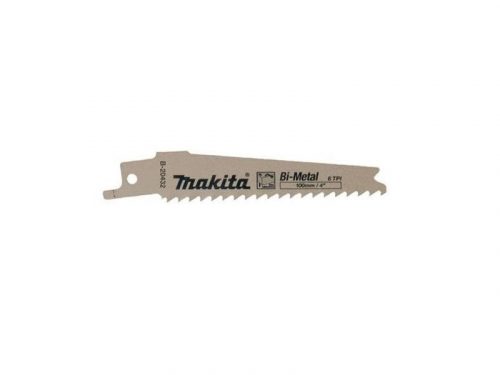 Makita 5db BiM orrfűrészlap SZÖGES FA, általános, TPI:6, L:100mm (B-20432)