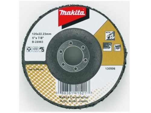 Makita tisztítótárcsa fekete üvegszálas 125mm (B-28983)