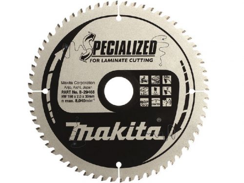 Makita körfűrészlap LAMINÁLT 216x30 Z72 (B-29474)