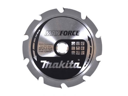 Makita körfűrészlap Makforce 165x20mm Z10 (B-32100)