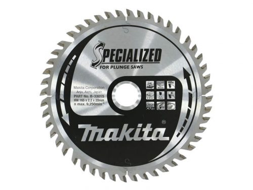 Makita körfűrészlap merülő 165x20mm Z48 (B-33015)