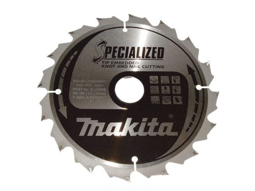 Makita körfűrészlap SZÖG, CSOMÓSFA 190x30mm Z16 (B-33059)