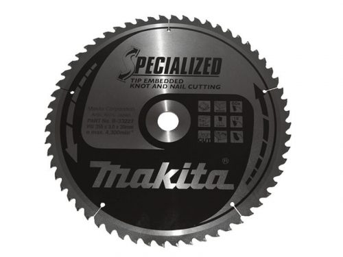 Makita körfűrészlap SZÖG, CSOMÓSFA 355x30mm Z60 (B-33227)