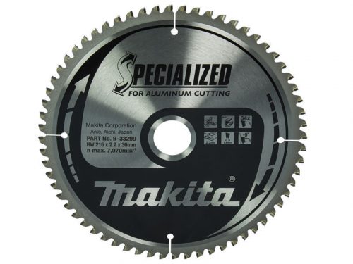 Makita körfűrészlap 216x30mm Z64 ALU (B-33299)