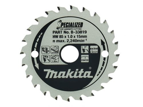 Makita körfűrészlap LAMINÁLT 85x15 Z24 (B-33819)