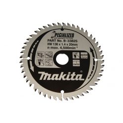 Makita körfűrészlap LAMINÁLT 136x20 Z48 (B-33825)