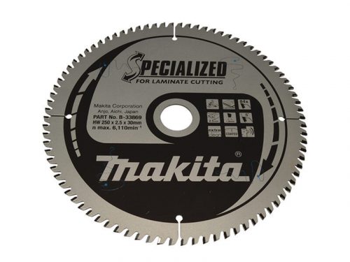 Makita körfűrészlap LAMINÁLT 250x30 Z84 (B-33869)