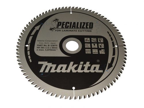 Makita körfűrészlap LAMINÁLT 260x30 Z84 (B-33875)