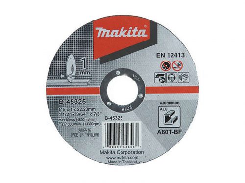 Makita vágókorong ALU 115x1mm A60T (B-45325)