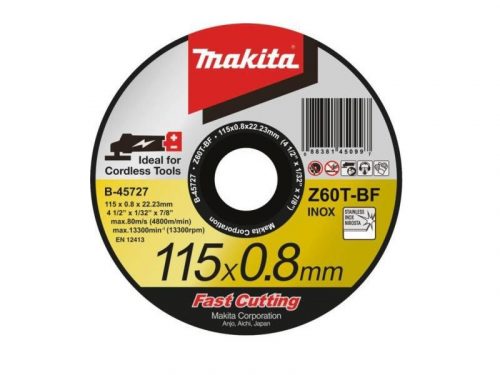 Makita vágókorong INOX 115x0,8 mm (B-45727)