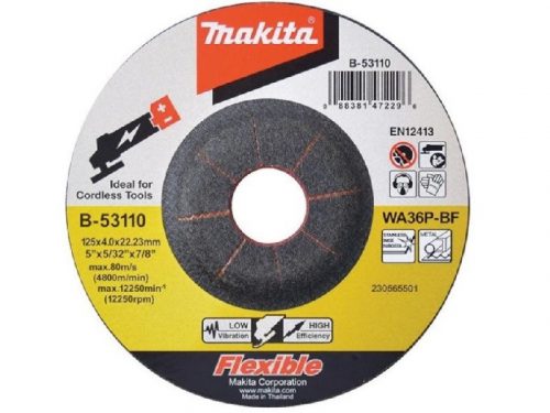 Makita flexibilis csiszolótárcsa 125x4mm (B-53110)