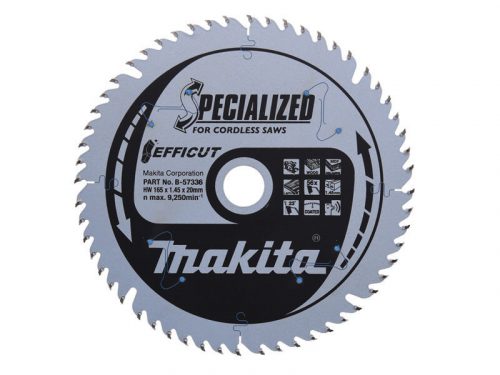 Makita EFFICUT körfűrészlap merülő 165x20mm Z56 (B-57336)