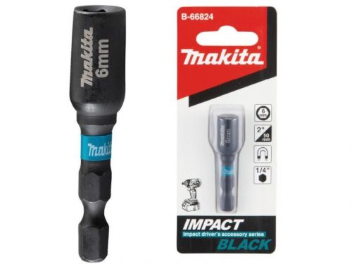 Makita impact BLACK mágneses dugókulcs 6mm (B-66824)