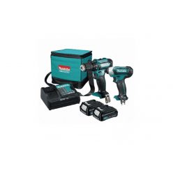   Makita CLX228SA Akkus gépszett 12V max CXT Li-ion (HP333D + TD110D + DC10SB + 2xBL1021B + táska)