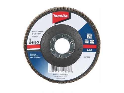 Makita lamellás csiszoló 115 mm P40, standard D-63432