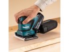 Makita DBO480RTJ Akkus Rezgőscsiszoló 18V LXT Li-ion 2x5,0Ah 112x102mm