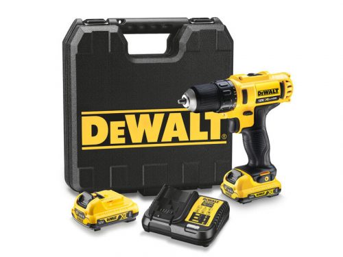 DeWalt DCD710D2-QW Akkus fúró-csavarbehajtó kofferben 10,8V (2x2,0Ah)