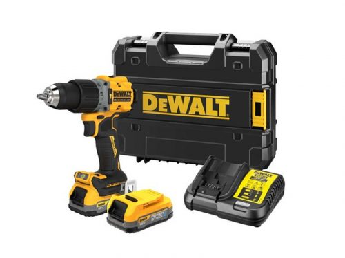 DeWalt DCD805E2T-QW Akkus fúrócsavarozó Powerstack 18V (2x1,7Ah)