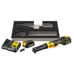   DeWalt DCF510E2G-QW Akkus racsnis csavarkulcs 3/8" és 1/2" Powerstack 18V (2x1,7Ah)